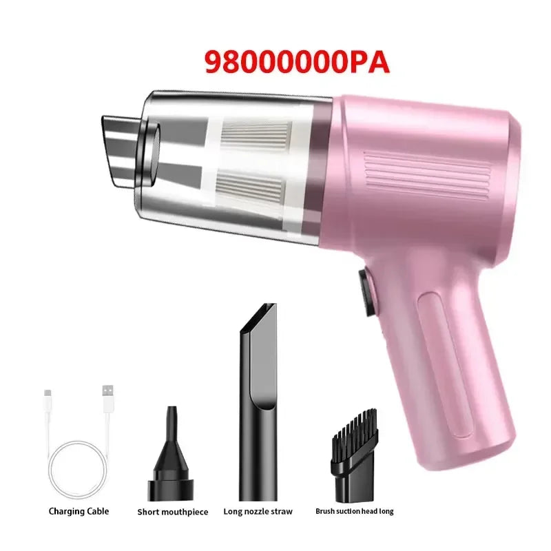 Car vacuum cleaner wireless multifunctional handheld portable car vacuum cleaner high-power mini suction and blowing integrated