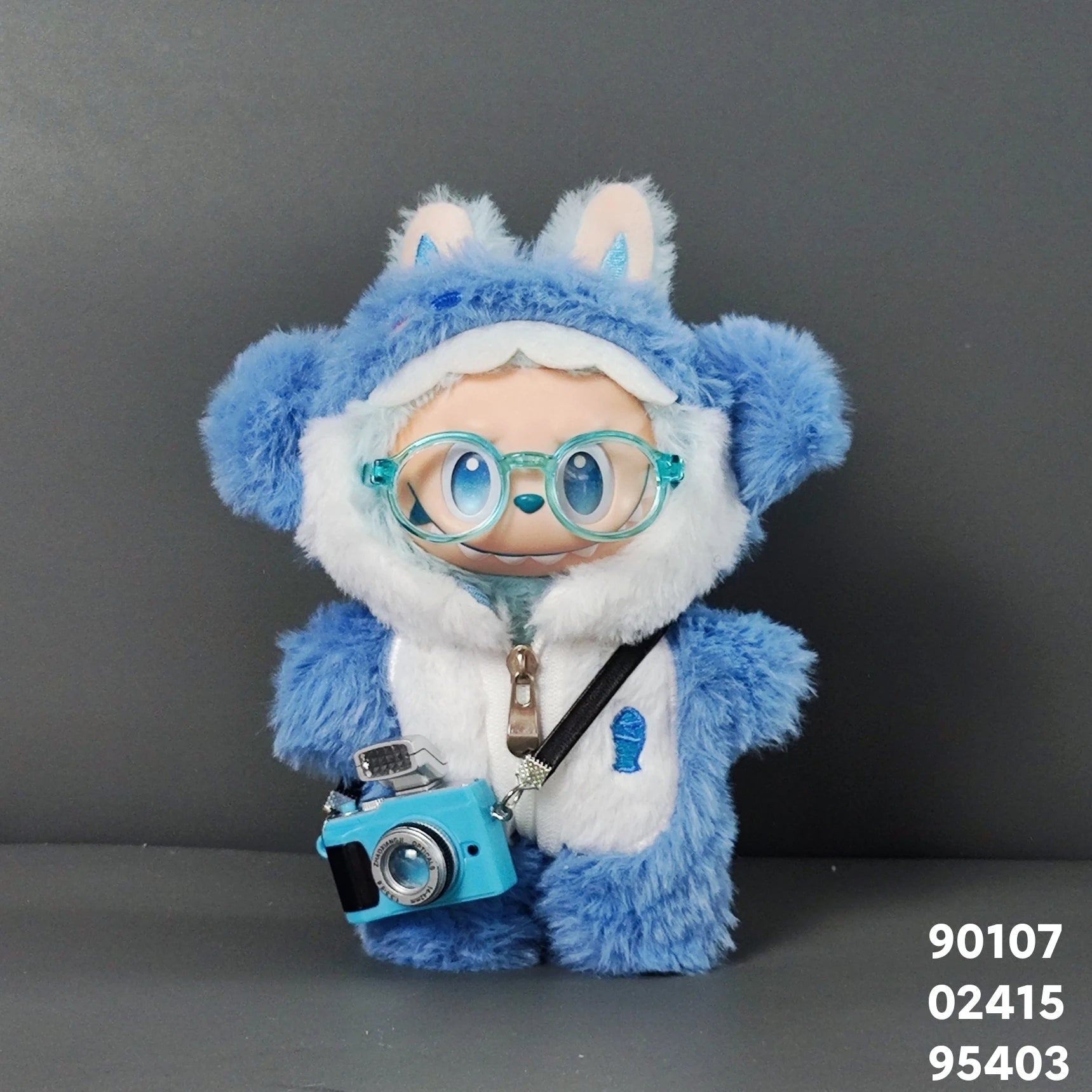 17cm Cute Mini Plush Doll'S Clothes Outfit Accessories For Korea Kpop Exo Labubu Idol Dolls Bear Jumpsuit Clothing DIY Kids Gift