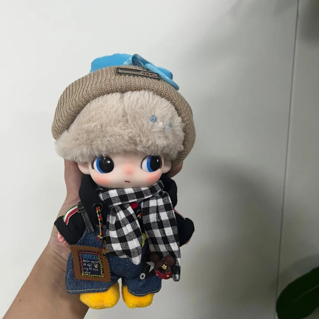 17cm Cute Mini Plush Doll'S Clothes Outfit Accessories For Korea Kpop Exo Labubu Idol Dolls Skirt Hat Clothing DIY Kids Gift