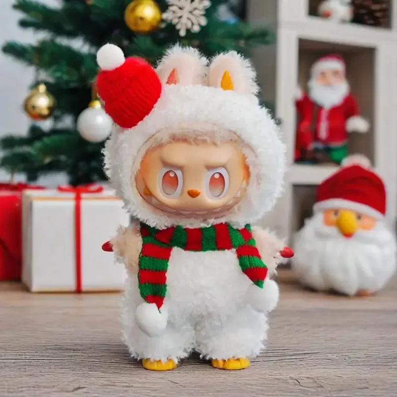 17cm Cute Mini Plush Doll'S Clothes Outfit Accessories For Korea Kpop Exo Labubu Idol Dolls Bear Jumpsuit Clothing DIY Kids Gift